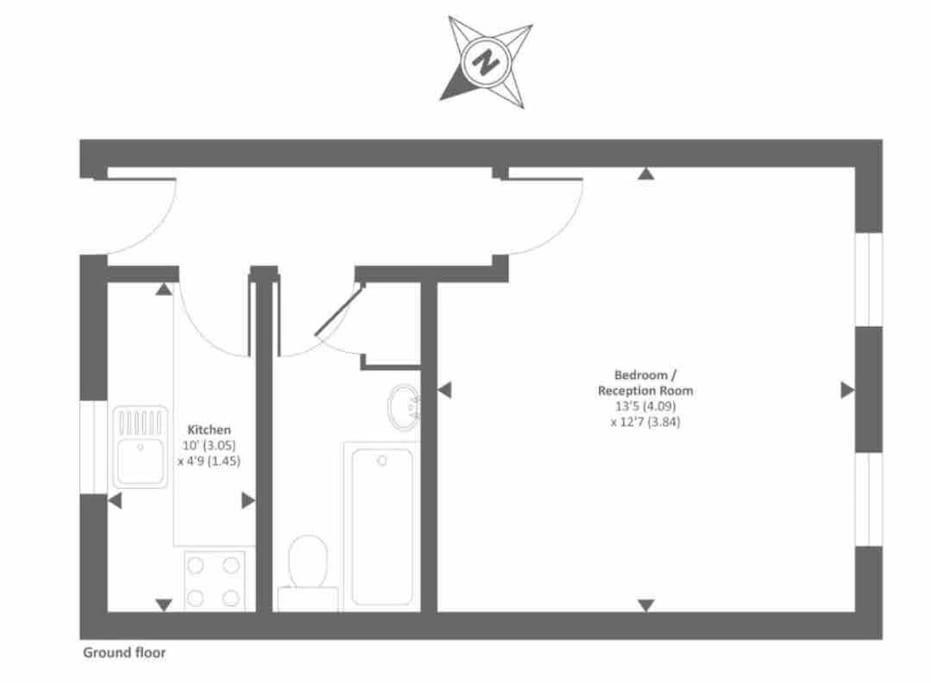 Exclusive Flat In Oxford Centre With Ac公寓 外观 照片